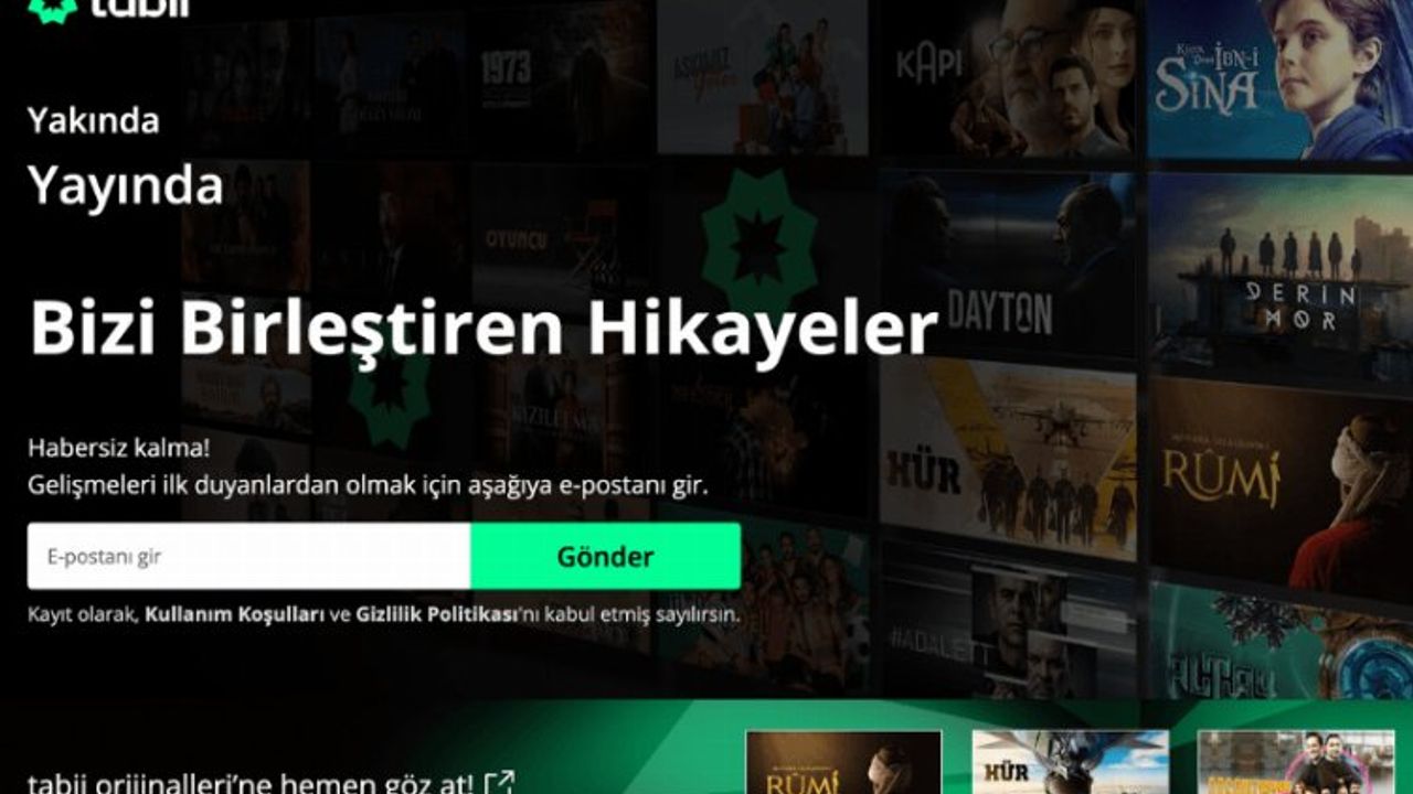 Netflix'e Türkiye'den 'tabii' rakip!