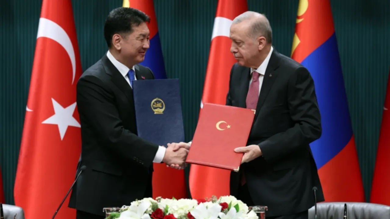 Türkiye ile Moğolistan arasında 10 stratejik imza