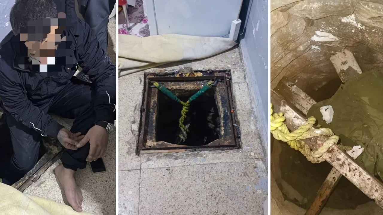 Kilis'te kuyuda saklanan firari yakalandı!