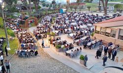 Bergama'da 2 bin kişi ile iftar sofrası