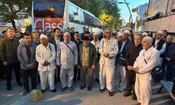 Keşan'dan ilk  hac kafilesi uğurlandı