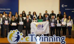 Bursa'da 41 okul eTwinning etiketlerine kavuştu