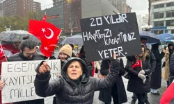 New York’ta İmamoğlu'nun tutukluluğuna protesto