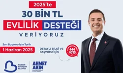 Balıkesir'den 30 bin liralık evlilik desteği