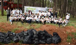 İzmir'de "Orman Benim"de 360 ton atık toplandı