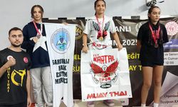 Saruhanlı halk eğitimi muaythai şampiyonasında fırtına gibi esti!