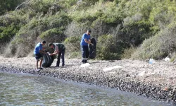 Muğla'da Gökova ve Göcek koylarında kıyı temizliği yapıldı