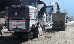 Manisa Büyükşehir kendi asfaltını kullanmaya başladı