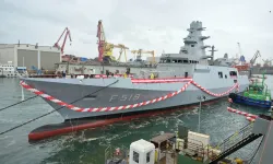 MİLGEM sınıfı AKDENİZ fırkateyni denizle buluştu... Mavi Vatan'a yeni güç