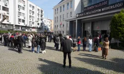 İzmir İl Milli Eğitim'de tahliye tatbikatı gerçekleştirildi