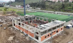 Ordu'da Eskipazar Spor Kompleksi inşaatı sürüyor
