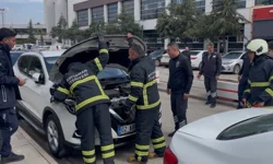Adıyaman'da hastane otoparkında korkutan anlar