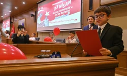 Bursa Büyükşehir Meclisi'nde söz çocukların