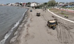 Bursa sahillerinde yaz hazırlığı