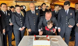 Hopa Kaymakamı Arslantürk polisleri kabul etti