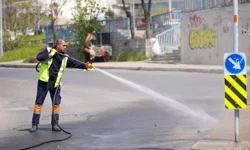İstanbul Maltepe'de bahar temizliği hız kesmiyor