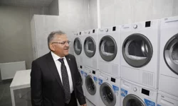 Kayseri Büyükşehir'den üniversitelilere çamaşır yıkama hizmeti