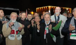 Kayseri'de Filistin için omuz omuza dayanışma