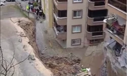 Mudanya Halitpaşa Mahallesi'nde istinat duvarı çöktü! 2 kattaki daireler tahliye edildi