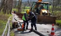 Sakarya Taraklı'da kaliteli su için yeni hat çalışması