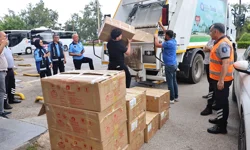 Antalya otogarında 1 ton yoğurt imha edildi