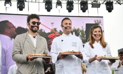 Balıkesir GastroFest'te Ahmet Akın ve Danilo Zanna mutfağa girdi