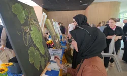 Bursa İnegöl'de İnesmek kursiyerlerinin eserleri görücüye çıktı