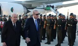 Cezayir Cumhurbaşkanı Tebbun Ankara'da