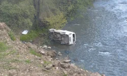 Düzce'de ticari minibüs şarampole devrildi: 1 ölü