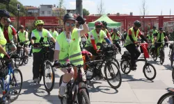 İstanbul Bakırköy'de pedallar 19 Mayıs'a çevrildi