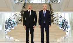 Azerbaycan Cumhurbaşkanı Aliyev, Kurtulmuş'u kabul etti