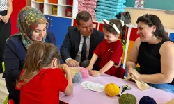 Edirne Keşan'da minik eller iş başında