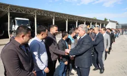 Mustafa Palancıoğlu personelle bayramlaştı