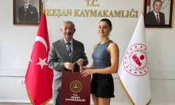 Kaymakam Mercan, LGS Türkiye birincisisini makamında ağırladı