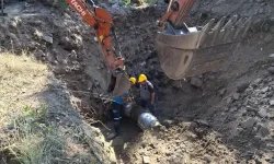 Balıkesir'de 40 yıllık içme suyu hattında bakım ve onarım