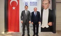 BTSO Başkanı Matlı'dan Büyükşehir Belediye Başkan Vekili Biba'ya ziyaret