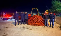 Bursa Gemlik'te 1,5 ton midyeye el konuldu