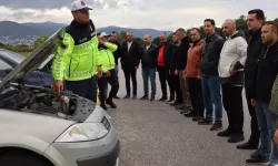 Bursa Jandarma Trafik'ten şoförlere güvenli sürüş eğitimi