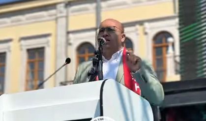 İZMİR'DE FİLİSTİNE DESTEK MİTİNGİNE ONBİNLER KATILDI