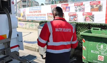 İstanbul Maltepe'de bahar temizliğine Çınar'la devam