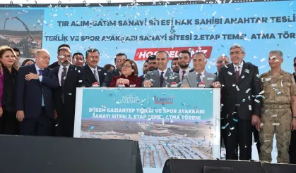 Gaziantep BÜSEM'de yeni iş yerlerinde anahtar töreni