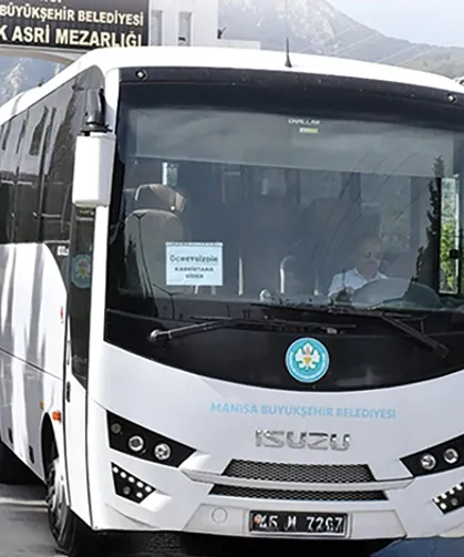 Manisa Büyükşehir mezarlıklara ücretsiz ulaştıracak