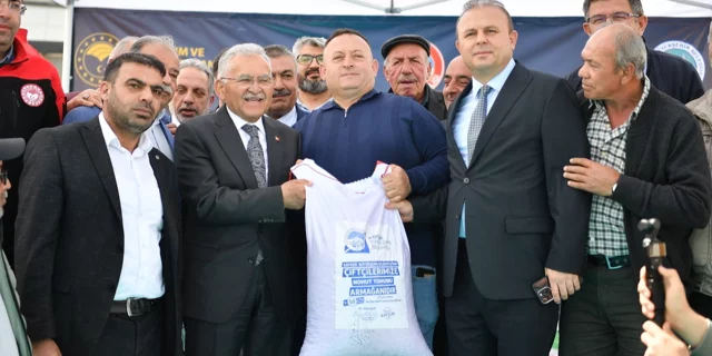 Kayseri Büyükşehir'den çiftçiye dev destek