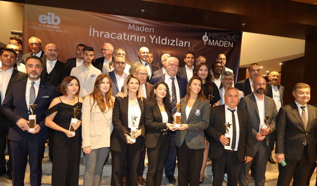 İzmir-Egeli maden ihracatçılarında ödül coşkusu