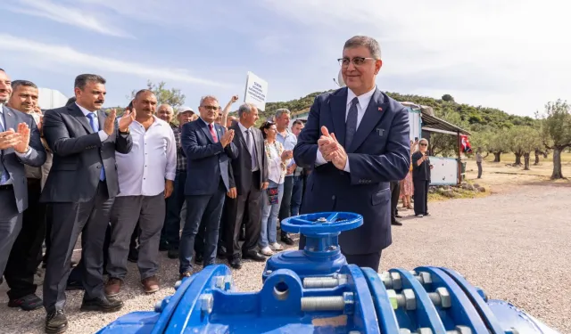 İzmir Dikili’de çiftçiye can suyu