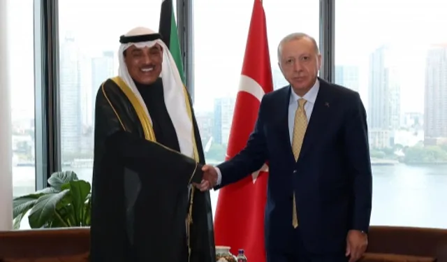 Kuveyt Veliaht Prensi Şeyh es-Sabah ile görüştü