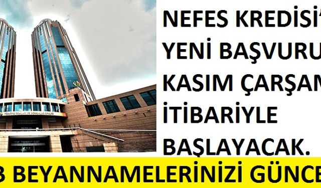 KOBİ’lere yeni bir TOBB Nefes Kredisi fırsatı geliyor.