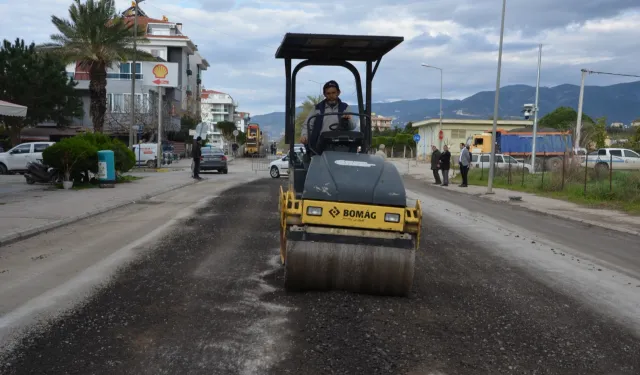 Antalya Büyükşehir'den Kestel yoluna bakım onarım