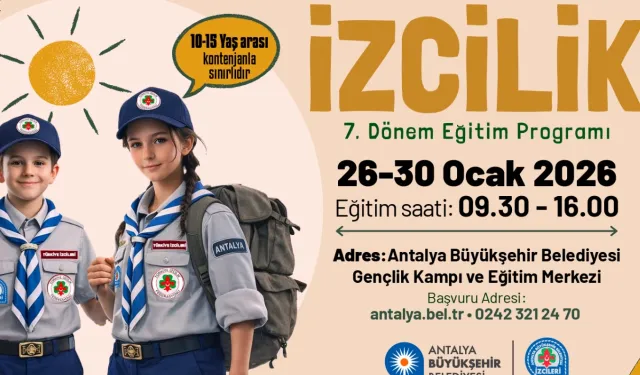 Büyükşehir'in 7. dönem izcilik eğitimleri başlıyor