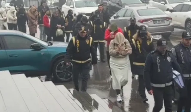 Düzce'de fuhuş operasyonunda gözaltına alınan 9 kadın adliyede
